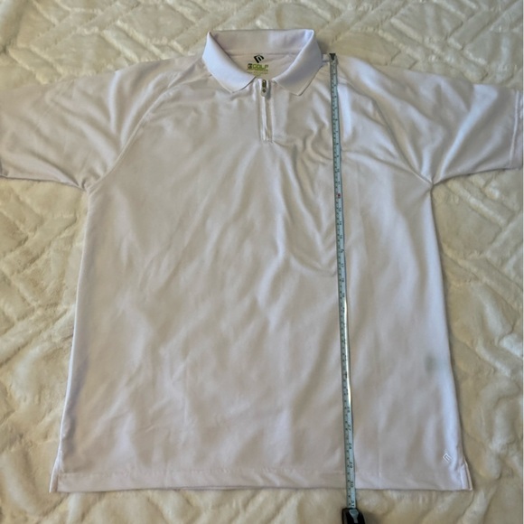 Eagle Dry Goods E Golf Performance
Pique Advantage White Raglan Polo 1/4
Zip - Picture 5 of 7